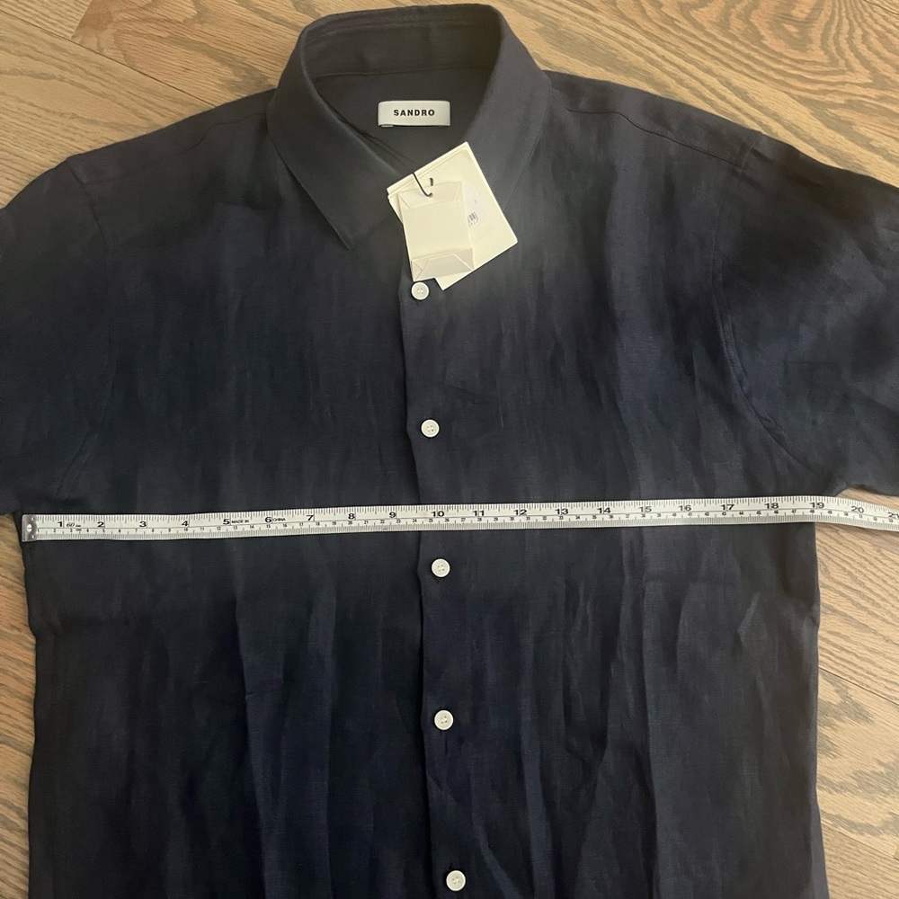 NWT Sandro Seamless Hemp Shirt Size S - Picture 8 of 9
